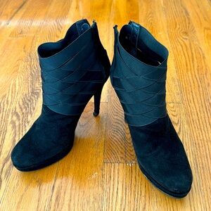 Ultra high Stuart Weitzman Suede booties
